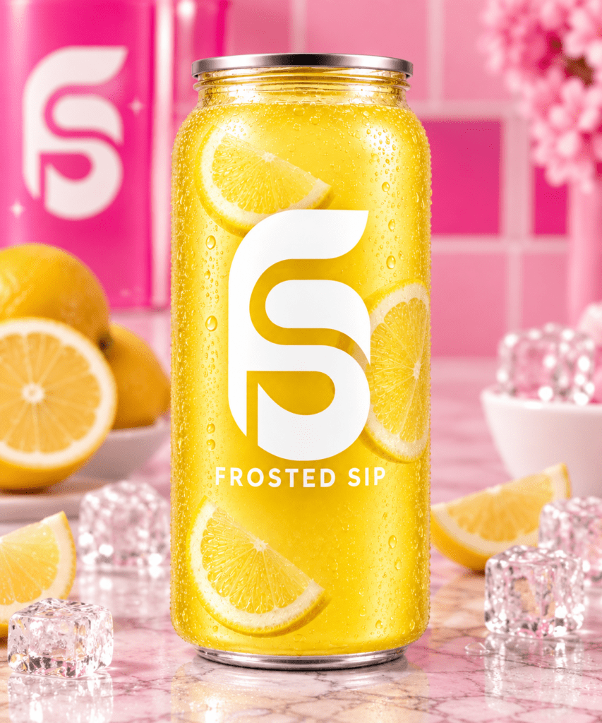 Fresh squeezed lemonade with real fruit from The Frosted Sip